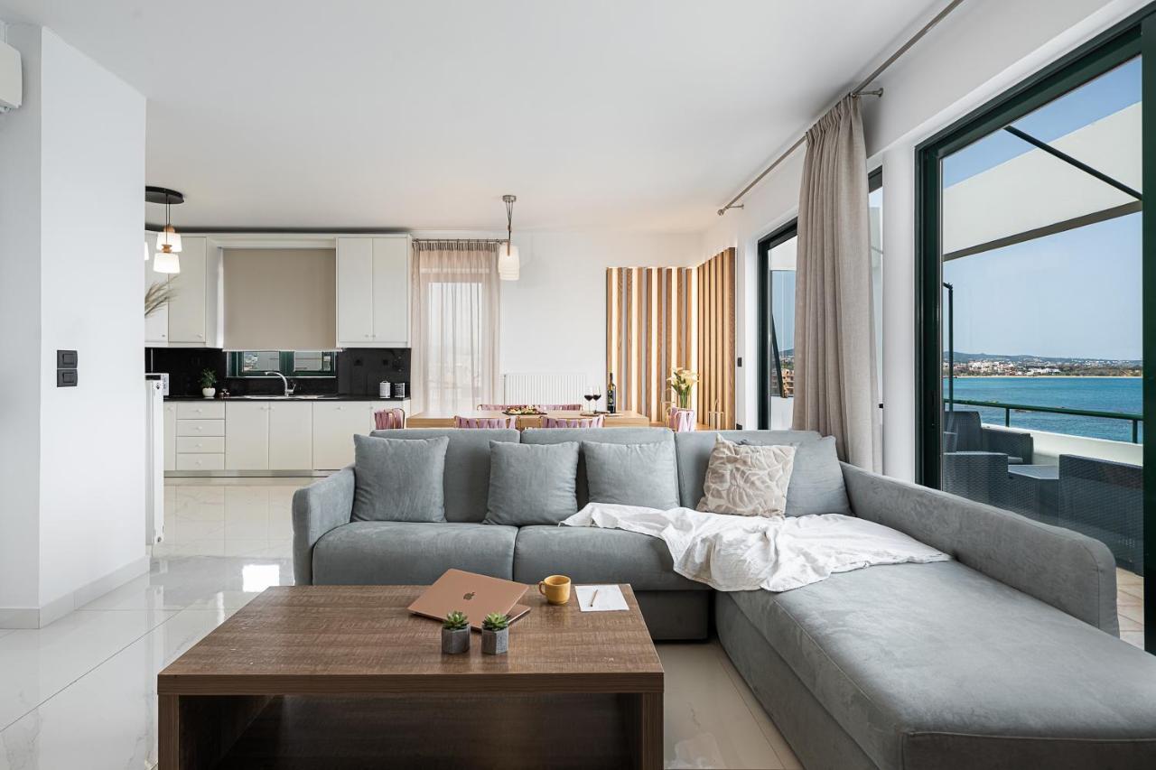 Апартаменты Elia Penthouse Ханья Экстерьер фото