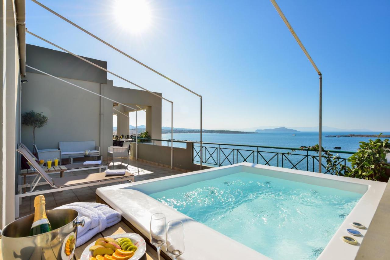Апартаменты Elia Penthouse Ханья Экстерьер фото